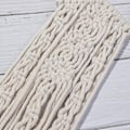 Pikkukuva 5 / 5: Hieno Uni Macrame-unisieppari, Suuri Kutomat Sulka Seinävaate Tassel Koriste Boho Unisieppari Käsityön Koriste-Esine Lahja (Tähti)