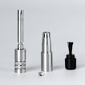 Miniatyrbillede 2 af 5: Næsehårstrimmer i rustfrit stål - uden batterier - hurtig og sikker - meget holdbar (1 stk.)
