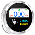 Miniatyrbillede 1 af 5: Display detektor 2.1 tommer kulilte tester Tempe i temperatur og multifunktionel fugtighed Elektrokemisk sensor kvalitet vandtæt luftkvalitet