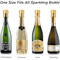 Miniatyrbillede 4 af 5: Champagneprop, rustfrit prop i rustfrit stål til mousserende vin, overlegen lækagesikker boblebeskytter, ingen skarpe kanter, ingen spild, brusbeskytter, tryk T