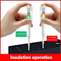 Miniatyrbild 2 av 5: Multifunktionell LED-induktionspenna, beröringsfri intelligent spänningstestare, skruvmejsel elektrisk penna, för elektriker
