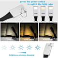 Miniatyrbilde 3 av 5: Oppladbar Leselampe, LED Leselampe for Lesing i Sengen, 3 Fargetemperaturer (Gul, Hvit, Blandet) - Justerbar Lysstyrke, Boklampe for Bo