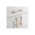 Miniatyrbillede 2 af 5: 6 stk. guld møbelgreb guldgreb - køkkendørgreb messing skuffegreb guld møbelgreb centerafstand 160mm