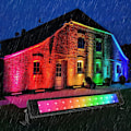 Miniatyrbillede 3 af 5: Sort UV-lys 48 W 72 RGB LED til scenebelysning, scenebelysning til galleri, kirke, bryllup, fødselsdagsfest