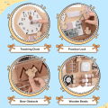 Miniatyrbilde 3 av 5: Travel Busy Board Montessori Aktivitetsbrett Sensorisk Aktivitetsbrett Tretøy