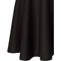 Miniatyrbillede 2 af 5: Bordeaux, Polyester Plisseret Skater L-Skirt Retro Basic Mini/Midi/Hullet Ud Skørt