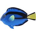 Miniatyrbillede 4 af 5: 1 stk. akvarium kunstig fisk flydende akvarium falsk tropisk fisk sjov silikone realistisk fisk i bevægelse dekorationer ornamenter med sugekop w
