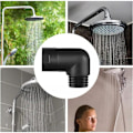 Miniatyrbilde 4 av 5: 90-graders dusjadapter, sydd adapter for dusjhode, bøyd adapter, dusjarmadapter, dusjhodeadapter, dusjtillbehør