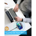 Miniatyrbild 4 av 4: Läder trådlös laddning ultratunn bärbar mobiltelefon trådlös snabbladdning för iPhone 14 Pro/13/12/11/X/XR/Xs, vit