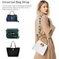Miniatyrbild 4 av 5: Axelrem för väska, breda justerbara remmar, universell ersättningsaxelrem för crossbody-väskor axelremmar kedjor handväska för damväskor