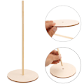 Miniatyrbillede 3 af 4: 1 stk. Træ Donut Væg Display Holder Slik Rustik Bryllupskurv Fødselsdag Shower Dekoration Forsyninger