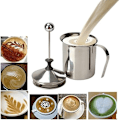 Miniatyrbilde 4 av 5: 400ml Skummeapparat/Cappuccino melkeskum dobbel pumpe skum