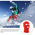 Miniatyrbild 4 av 5: Höst och vinter Förenad termisk färg Tre hål Stickad mask skidåkning Sport utomhus termisk hatt