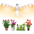 Miniatyrbilde 2 av 4: 150W LED-vekstlys pære med 414 solformede bøyelige fullspektrum vekstlys, egnet for innendørs planter, grønnsaker, drivhus og hydroponics