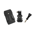 Miniatyrbilde 1 av 4: Roterende Actionkamera Ryggsekkfeste - 360 Graders Rotasjonsklemme, for GoPro Hero 9, 8, 7, Insta360, DJI Osmo Action og Andre Actionkameraer