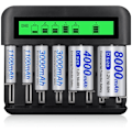 Pikkukuva 2 / 5: LCD-yleisakku laturi 8 paikalla ja USB-portilla