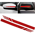 Pikkukuva 1 / 4: Stripes Design Autonpeilin Tarrat (Punainen)