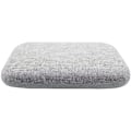 Miniatyrbilde 1 av 5: Stolpute, hagepute, firkantet stolpute, memory foam for kontorstol, vaskbart trekk, grå, 40x40cm [Energiklasse A]