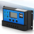 Miniatyrbillede 2 af 3: Solpanel-controller, 12V solpanel-ladningsregulator automatisk solpanel-ladningsregulator PWM-controller (20A) solpanel-controller