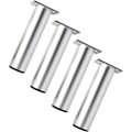 Miniatyrbillede 1 af 4: 4 Justerbare Ben 15cm Højde Fortykkede Skabsben Bordben Møbelben, Aluminiumslegering Møbelben, Højde Justerbar 0-15mm Kommer med Stai