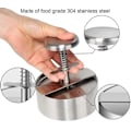 Miniatyrbilde 4 av 5: Burgerpresse, justerbar 304 rustfritt stål non-stick hamburger fylt hamburgerpresse maker Patty Making Mold for Perfect Burger Beef Patties Dinn