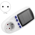 Miniatyrbillede 2 af 5: Strømmåler Elektricitetsforbrugsmåler, med baggrundsbelyst LCD-display, Overbelastningsadvarsel Watt Volt Amp Meter til hjemmet EU-stik
