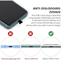 Miniatyrbillede 2 af 5: 3 stk. Silikone Anti-Kat Støvpropper til USB C Port til Mobiltelefon og Smartphone Formet