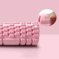 Miniatyrbillede 4 af 5: Massage Roller Skumrulle Pilates Søjle Yoga Pink Multifunktionel Skumrulle Ideel til Muskelopbygning, Fitness og Fascie Massage, Brugt Derhjemme