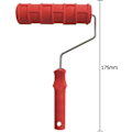 Miniatyrbild 3 av 4: Färgrulle - 7-tums skaftmodell för präglingskonst cylinder väggmålning konstruktionsborstar konstruktionsverktyg