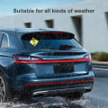 Pikkukuva 3 / 4: 2 kpl Vauva kyydissä -kylttiä autoon, auton magneettiset heijastavat turvallisuusvaroitusteipit ajoneuvoille (keltainen) (keltainen)