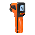 Miniatyrbillede 1 af 5: Infrarødt termometer digital temperaturpistol uden kontakt -50 ° C400 ° C (-58 ° F752 ° F) IR termometer til industri, køkken, bil, ikke til