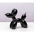 Miniatyrbillede 3 af 3: Squat Ballon Dog Statue Resin Skulptur Hjem Indretning Moderne Skrivebord Kontor Hjem Indretning Stue Dyr Statue Tilbehør (Sort)