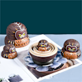 Miniatyrbild 2 av 4: Rysk docka i trä matryoshka DIY dockset för barn 10 lager(stil 1)