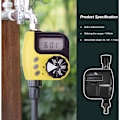 Miniatyrbillede 3 af 3: Doven plantevanding timer udendørs have automatisk drypper smart blomstvanding timing controller