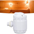 Miniatyrbilde 4 av 5: Dampventil - Praktisk tilbehør for dampdusj - Dampventil - G1/2 utvendig gjenge - Plast dampdiffusjon med aromaterapifunksjon for SPA
