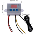 Miniatyrbild 2 av 5: XH-W3002 LED digital temperaturkontrollmodul, digital termostatbrytare med vattentät sond, programmerbar kyltermostat (110V-220V 1500W