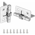 Miniatyrbillede 1 af 4: 2 dele med åbningsstød Automatisk lukning (5 cm), hængsler af rustfrit stål fjeder 304, automatiske lukkende hængsler til usynlige døre