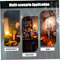 Miniatyrbilde 5 av 5: Halloween-gobelin 51,18x 59,06 tommer Zombie 3D-utskrift Skummel veggteppe Foldbar vaskbar Halloween-dekorasjoner