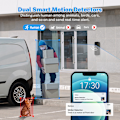 Pikkukuva 2 / 5: Videon ovikellokamera - Alhainen virrankulutus WIFI Langaton ovikello - Yökuvaus HD Älykäs turvallisuuden kotipuhelin ovikello