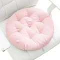 Miniatyrbilde 2 av 5: 40x40cm Rundt - Rosa Striper Trykt Stol Pude Myk Klasse Kontor