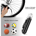 Miniatyrbilde 5 av 5: Ballpumpe, dobbeltaksjon oppblåsbar luftpumpe med 1 nåler og 2 dyser for fotball, basketball, volleyball, ballonger, sykler