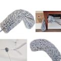 Pikkukuva 2 / 5: Retractable Dust Duster (2.5m Gray), Stainless Steel Retractable Duster Microfiber Duster with Scratch Resistant Cover, Great for Cleaning Cobwebs,
