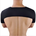 Miniatyrbild 5 av 5: 1 Sport Axelbandage, Bekväm Varmhållande Elastisk Justerbar Armsupport Rem Dubbel Axelskydd Pad för Löpning Soprt(XL)