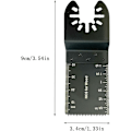 Miniatyrbild 5 av 5: 10 st Multifunktionella Sågblad Tillbehör, 34mm Multiverktygsblad, Universella Multifunktionella Oscillerande Verktyg