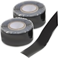 Miniatyrbild 1 av 5: 2-pack Vattenrör Reparationstejp Rörmokare Reparationstejp Frystejp Kabeltejp Vinyltejp Diskmaskinsslang Kylskåpsgummi