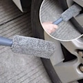Miniatyrbillede 4 af 5: 12 stk. børstesæt til bilrengøring med fælg- og dækbørste, bilplejebørste til hjulvask, motor, instrumentbræt, ventilation og interiør