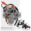Miniatyrbillede 5 af 5: 24mm PD24J Karburator Udskiftning til GY6 4-takts 125cc 150cc ATV Go Kart Knallert og Scooter