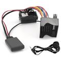Miniatyrbilde 1 av 5: Bil Bluetooth 5.0 AUX-IN Kabel Audio Adapter Passer for Citroen C2/ C3/ C4/ C5/ C6 med Mikrofon