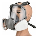 Miniatyrbild 4 av 5: Komplett mask 16 i 1 komplett silikonmask helmask + bomullsfilter filterbox set med 7 delar