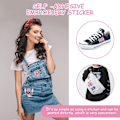 Miniatyrbillede 4 af 5: 16 stk. stryge-på-patches Stitch Cartoon Stitch Patches broderet applikationskit, stryge-på eller sy-på applikation til børns DIY-håndværk, patches til børn